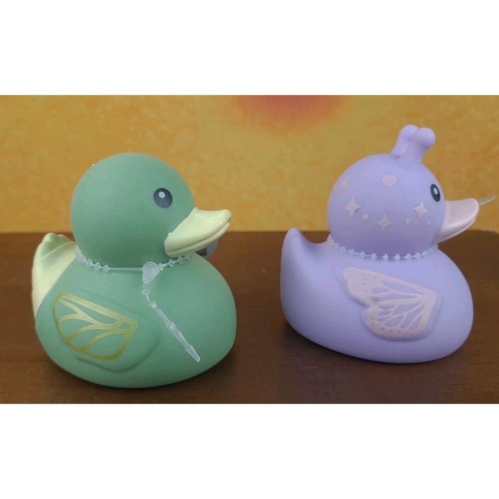 Target Bullseye Playground Summer Rubber Duck Lot Of 2 Firefly And Fairy 2025 - Picture 2 of 11